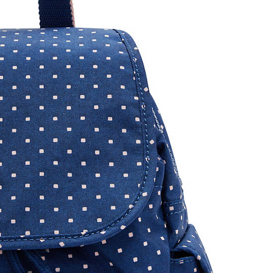 Mochilas Kipling City Pack Mini Printed Azules | MX 1496PJ